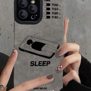 Figure Graphic Anti-Fall Phone Case - Sleep - JUST Relax